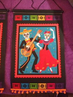 Brand New Dia De Los Muertos Hanging Deco.$3.50 Ea.
