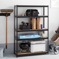 48"x72"x18" 5 Tier Heavy Duty Boltless Steel Shelving Unit - Brightroom