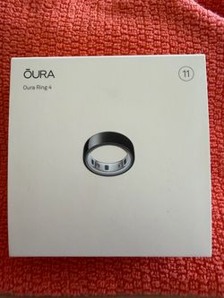 Oura Ring 4 Black Smart Ring – Size 11