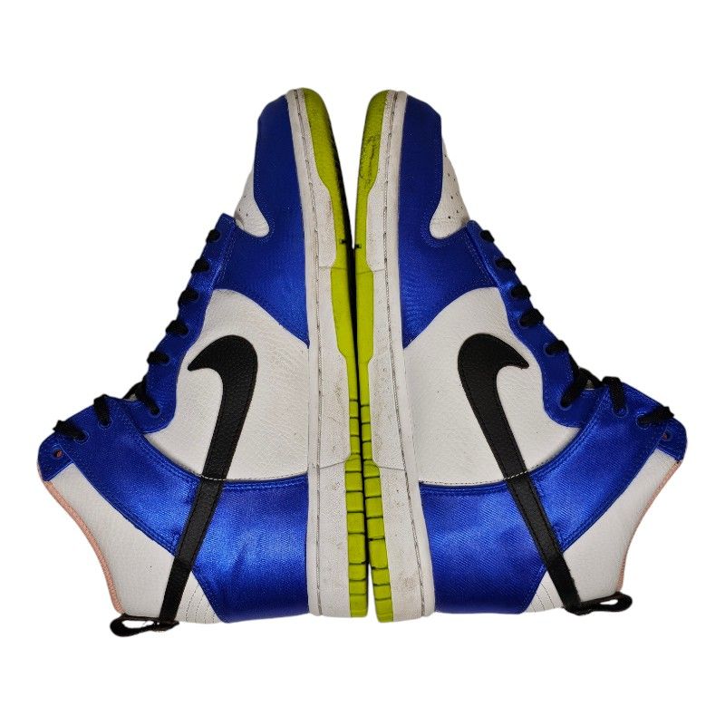 Nike Dunk Blue Satin Atom Green (DV2185-100) Womens Size‎ 9 Nike Dunk High Blue Satin (Women main image 4
