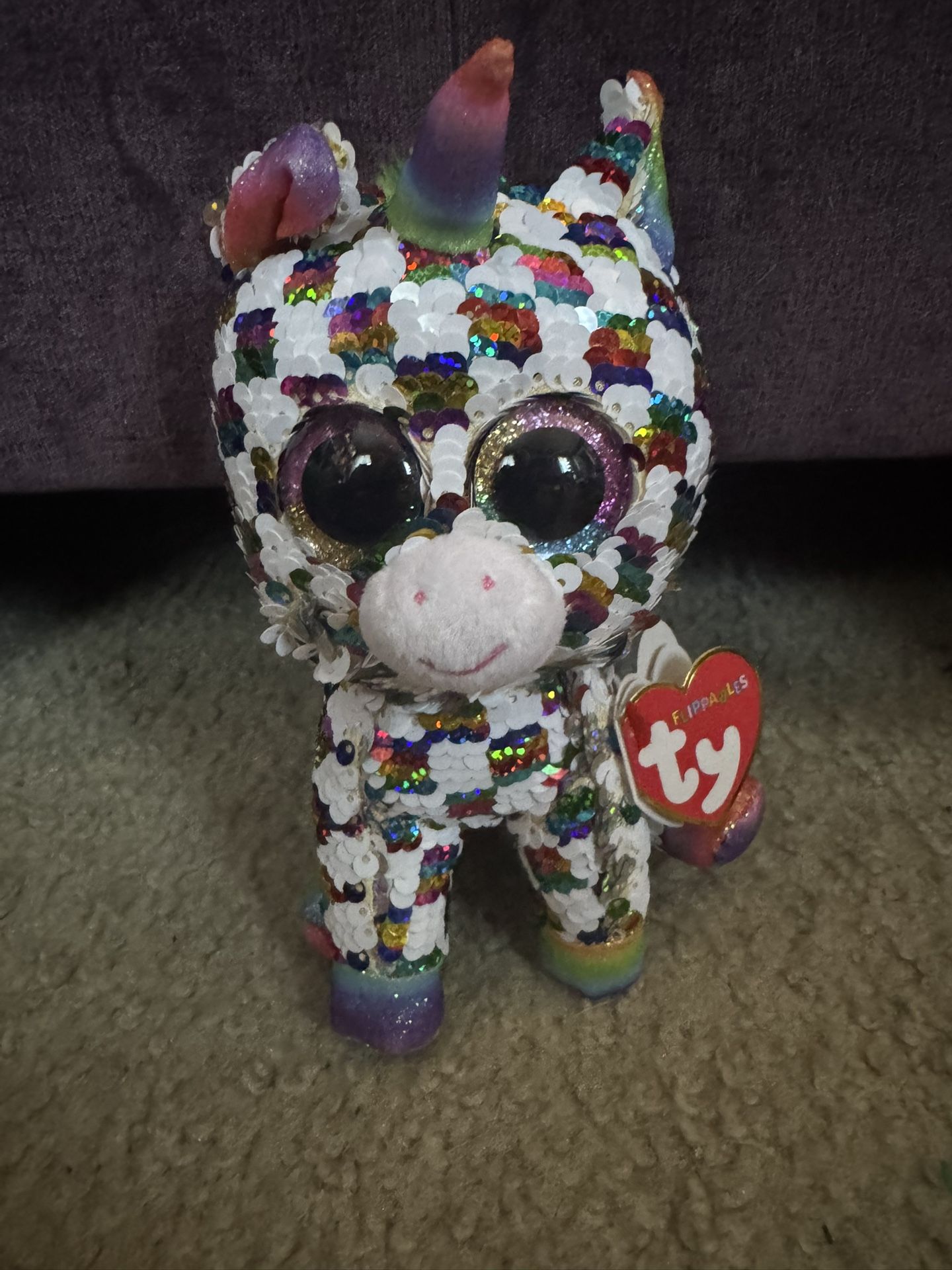 Ty Beanie Boo Flippable Cosmo Unicorn 2019