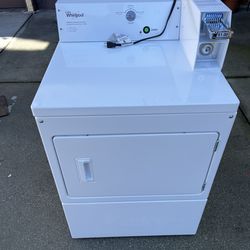 Whirlpool  coins dryer in
