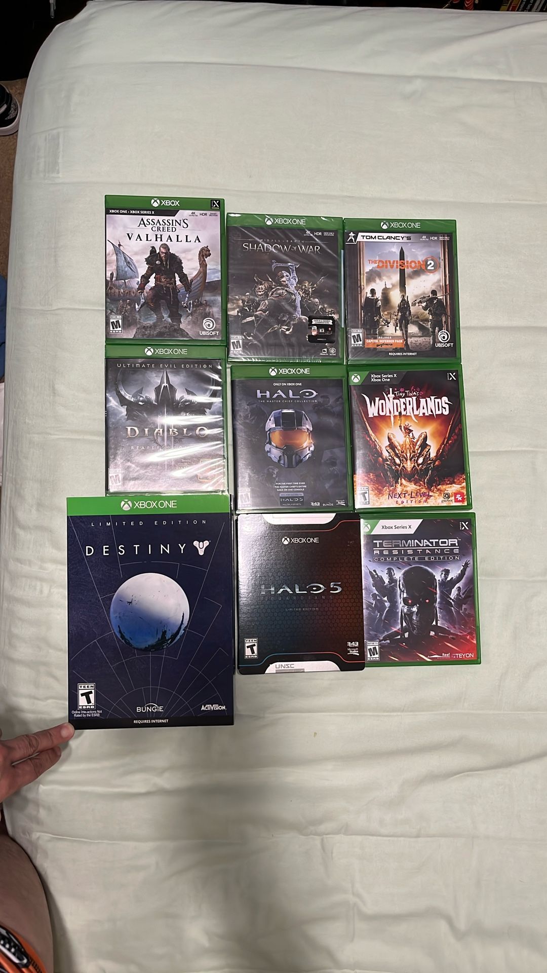 Xbox One Video 9 Game Lot