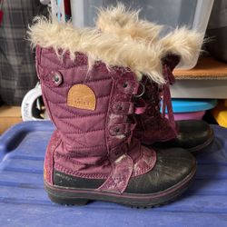 Sorel Girls Winter Boots (great Condition)