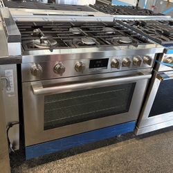 Bosch Stainless Steel 36” Gas Range Stove 800 Series