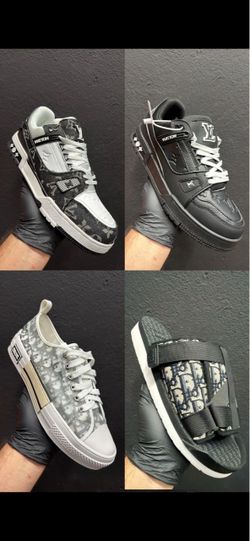Louis Vuitton & Dior Sneakers and Slides Bundle