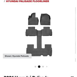 WeatherTech Floor Mats 2021 Palisade
