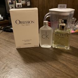 Calvin Klein Men's Colognes Obsession, Eternity, & One