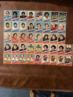 1976 Wonderbread football stars (42) card lot