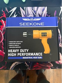 Brand New SEEKONE 1800W Industrial Heat Gun Kit