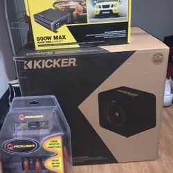 NEW KICKER SOUND SYSTEM - FULL SET UP 
