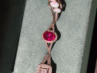 Oval Cut Ruby Red Sapphire Ring Size 8 from Kay