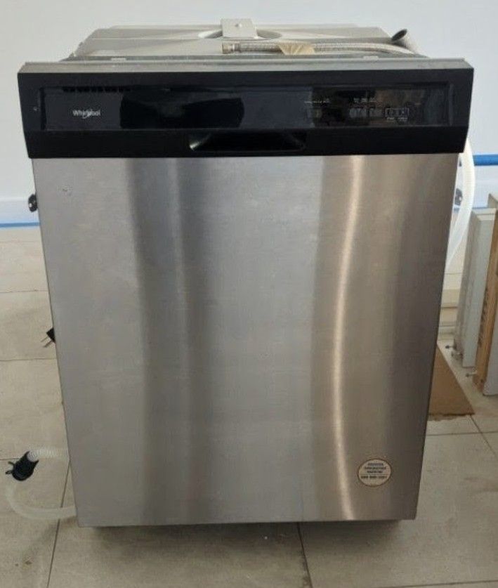 NEED GONE Whirlpool Stainless Steel Dishwasher Works Perfect