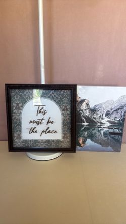 Entry way wall art