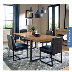 Tatum Dining Table and 4 Chairs