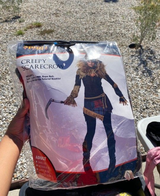 Adult Womens Scare Crow Halloween Costume Xl