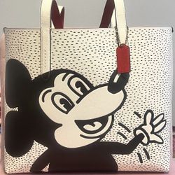 Coach Disney Mickey Mouse X Keith Haring Mollie Tote