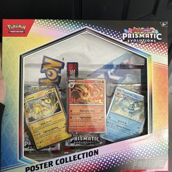 Pokemon TCG Scarlet & Violet Prismatic Evolutions Poster Collection Box
