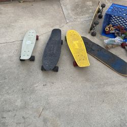 Penny Boards ,Skateboard Used Deck And Miscellaneous Parts