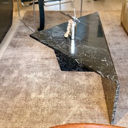 RARE 70s Triangolo Marble Coffee Table