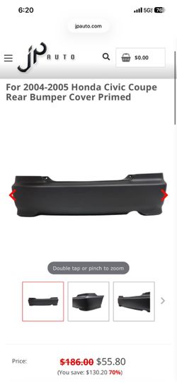 04/05 Civic Bumper Cover