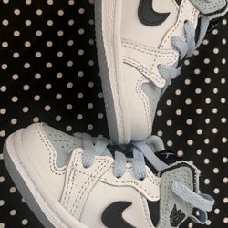 Nike Jordan 1 Midhigh Ice Blue Toddler Size  2C 2023