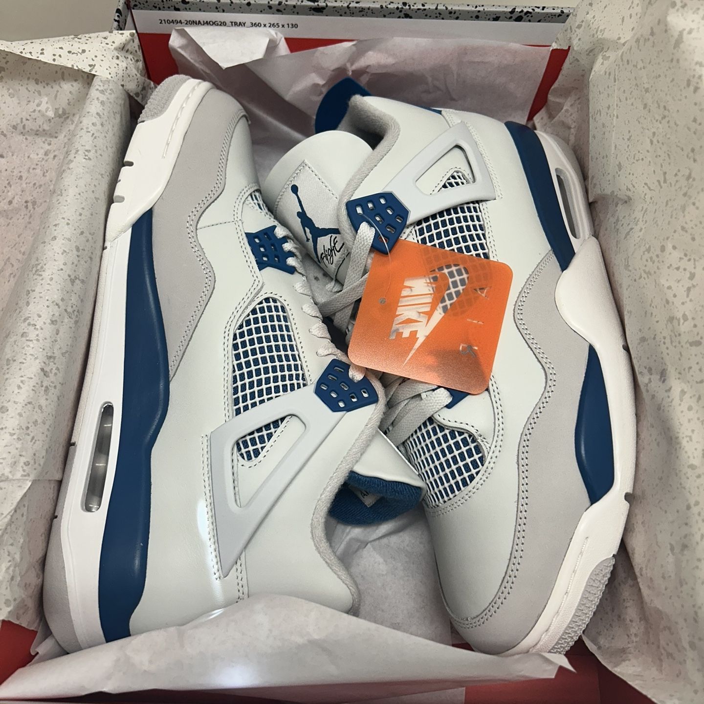 Jordan 4 Military Blue 2024 Sz 12