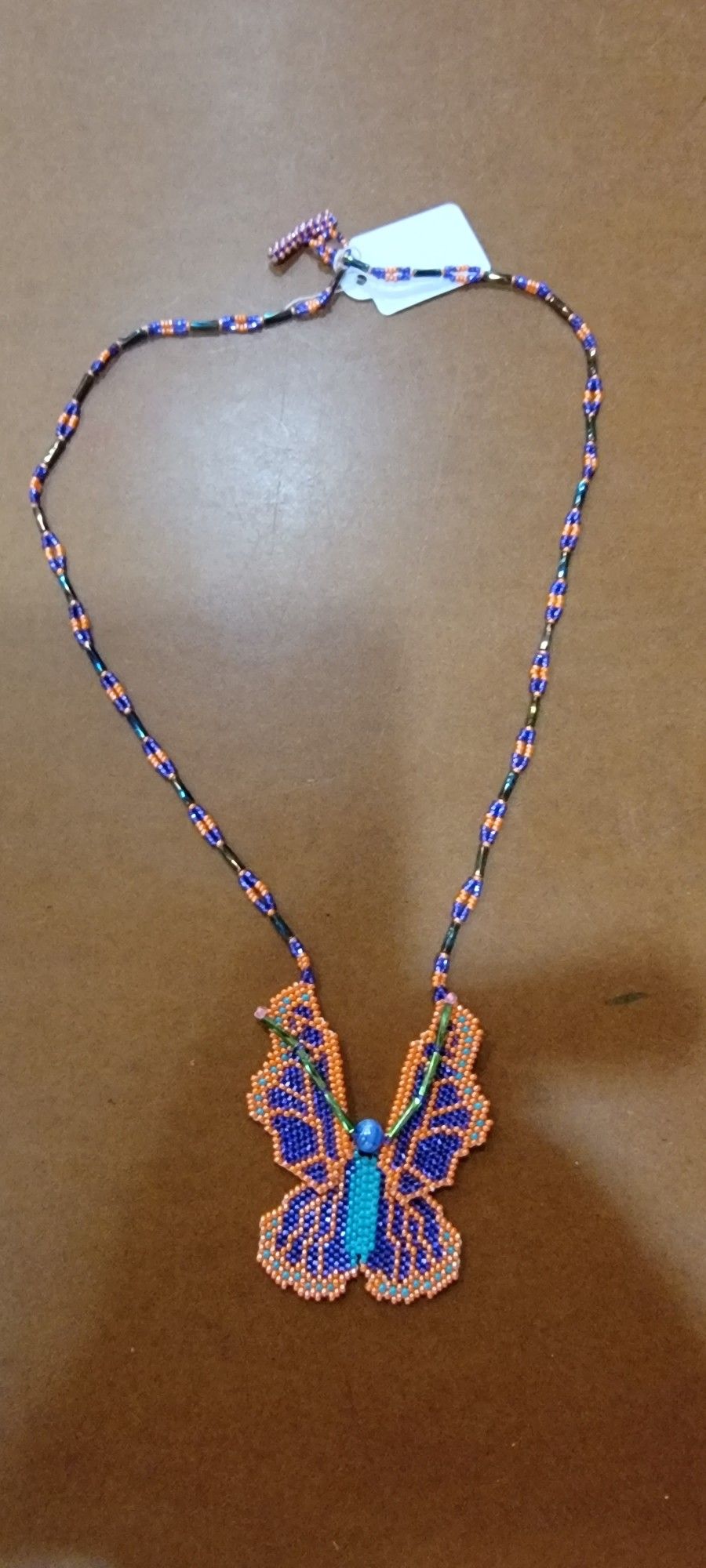 Custom Beaded Butterfly Necklaces