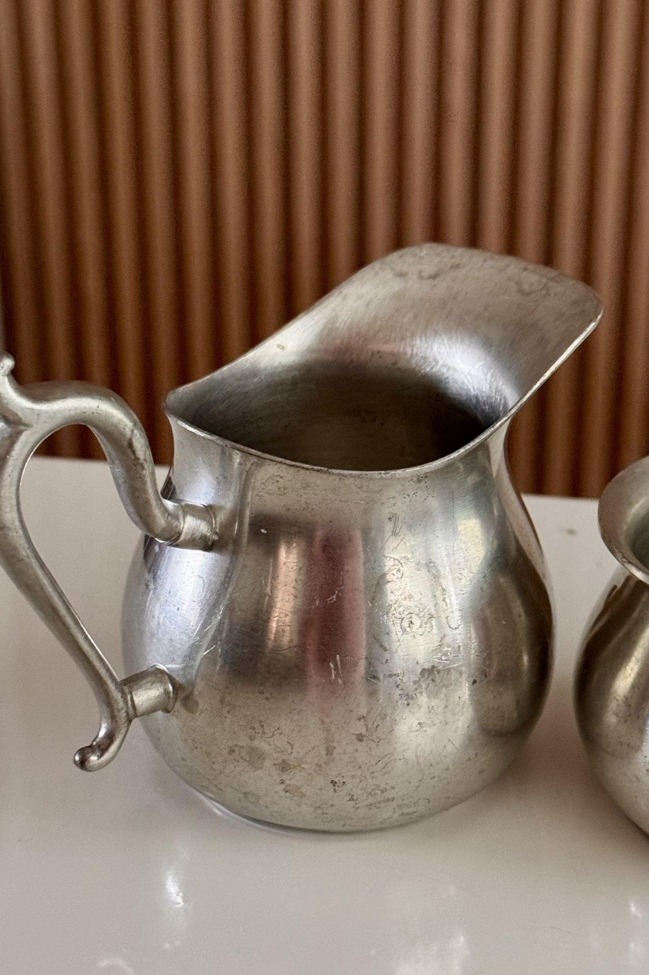 Beautiful vintage pewter set from the Henry Ford Museum collection