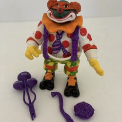 Vintage TMNT Crazy Clownin' Mike Teenage Mutant Ninja Turtles 1992 100% Complete