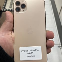 iPhone 11 Pro Max 64GB Unlocked Cash or $50 Down