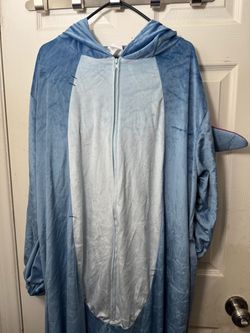 Blue Eyore Adult Onesie L/XL