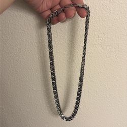 Silver plated chain