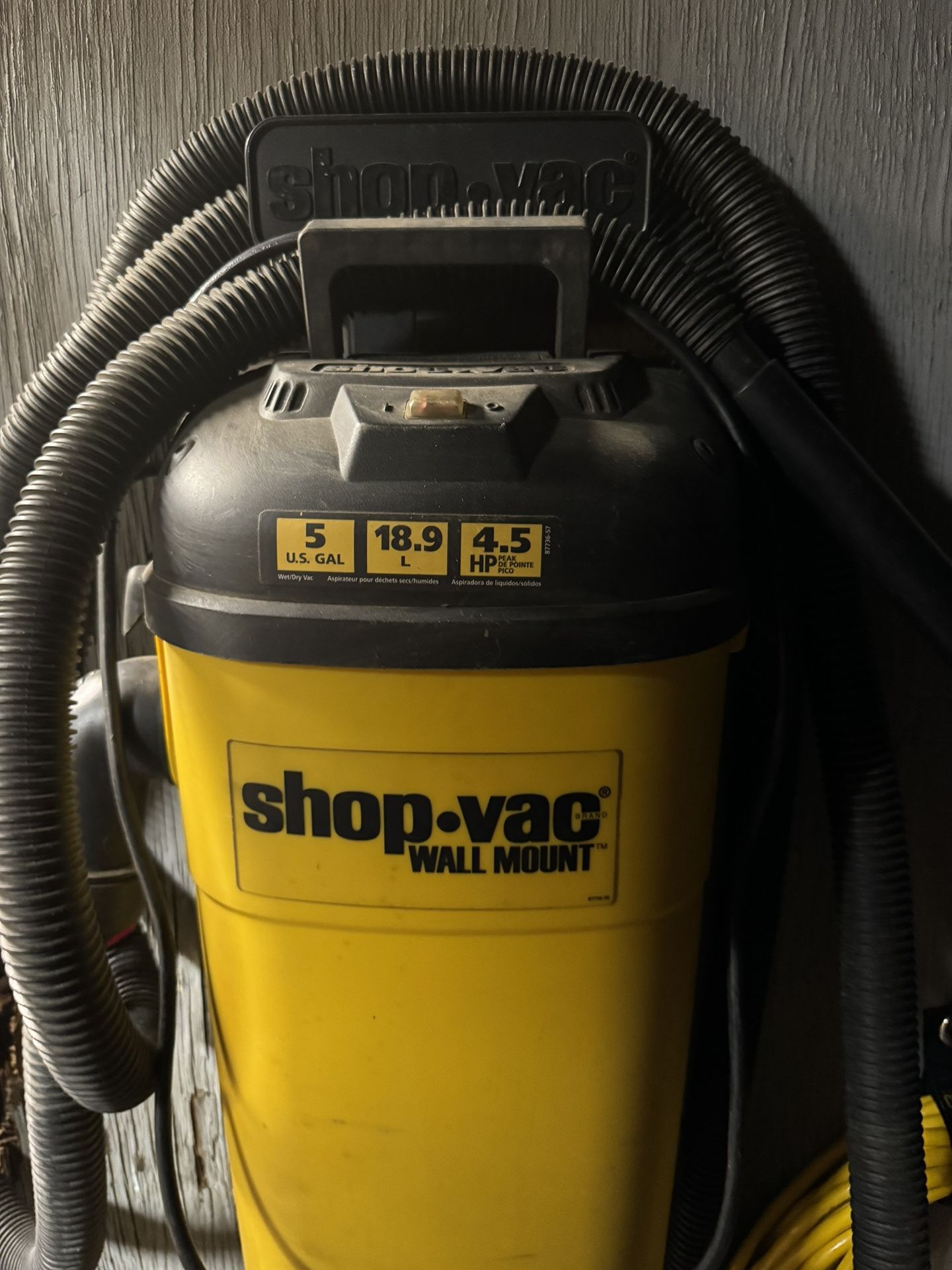 Shop Vac Wall Mount