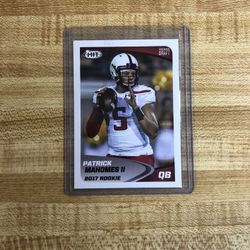 Patrick Mahomes Rookie Card
