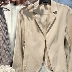 KENNETH COLE IVORY BLAZER SZ 4