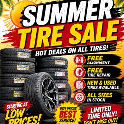 Summer Tires For Sale Financial Available 
