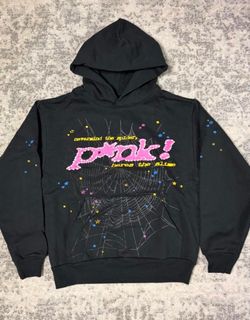 Sp5der x Pink 'Nevermind the Spider' Hoodie