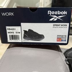 Reebok Athletic Work Shoes Steel Toe Men 8.5 New