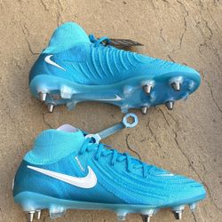New Nike Phantom Luna 2 Elite SG Pro P Blue Fury Soccer Cleats Men’s 7.5, Women’s 9