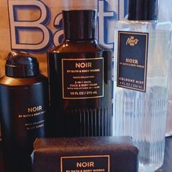 Noir Bath And Body Works Set