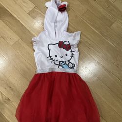 Hello Kitty Dress Size 6/6X Little Girls