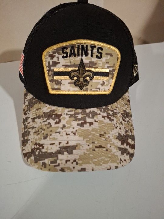 New Orleans Saints New Era 2021 Salute To Service 39THIRTY Hat - Snap Back