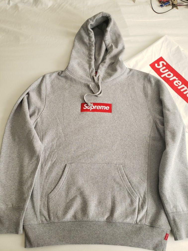 Supreme Box Logo Hoodie, LARGE