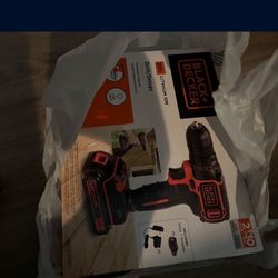 New black And Decker Drill