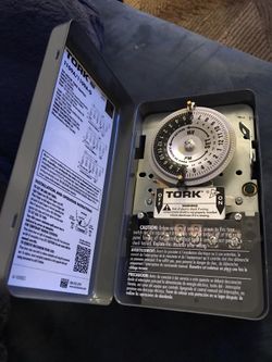 NSI Tork 1109A-O 24 Hour Time Switch, 120-277V, 40A, DPST