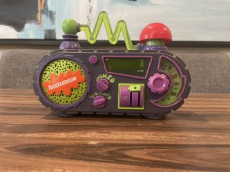 Vintage Nickelodeon Alarm Clock And Radio