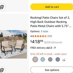 Metal Rocking Chairs