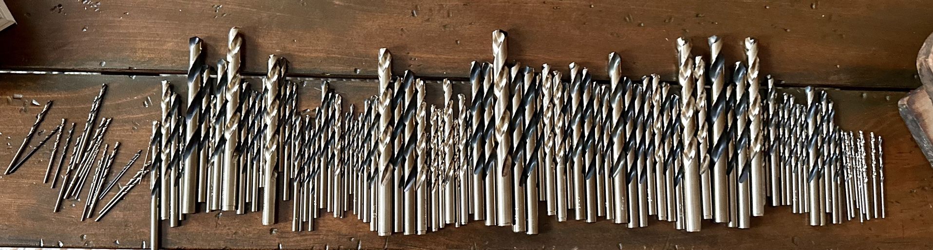 120 Plus Super Primalloy Drill Bits One In Every Size