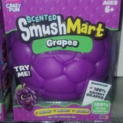 2 new grape scented smushmart squeezable toy.